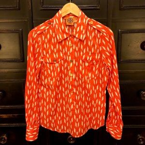 TORY BURCH collared tunic/blouse